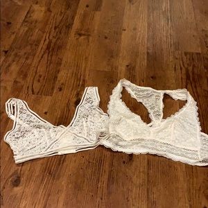 Lot of 2 Victoria’s Secret Bralettes size Medium